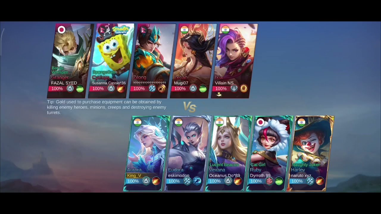 Moba Legends 5v5 , Brawl Mode Aurora Gameplay. 