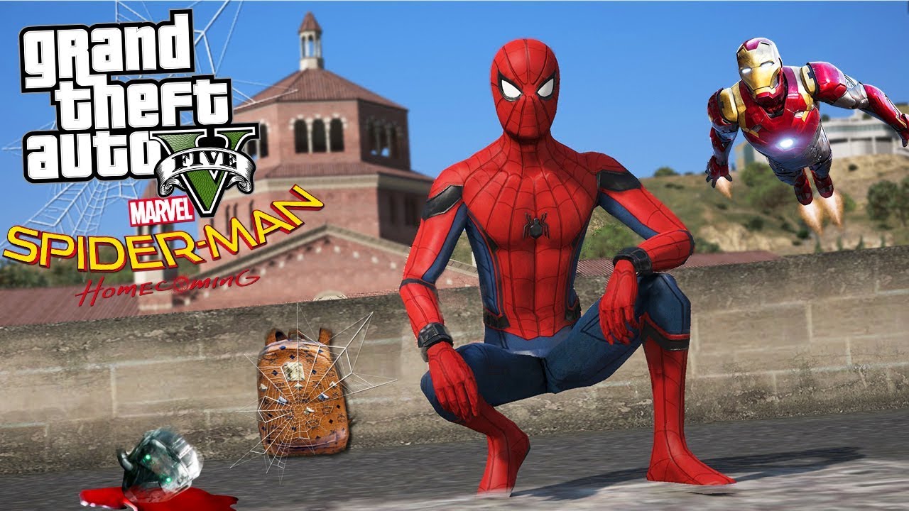HOMEM ARANHA SOBREVIVE A 6 ESTRELAS NO GTA 5? PT 2  / VOLTA AO LAR (Ultimate mod)