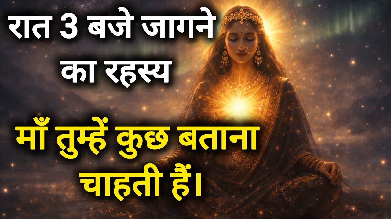 रात 3 बजे जागते हो? माँ तुम्हें बुला रही हैं | Divine Message | #AdishaktiMessage #spiritualmessage