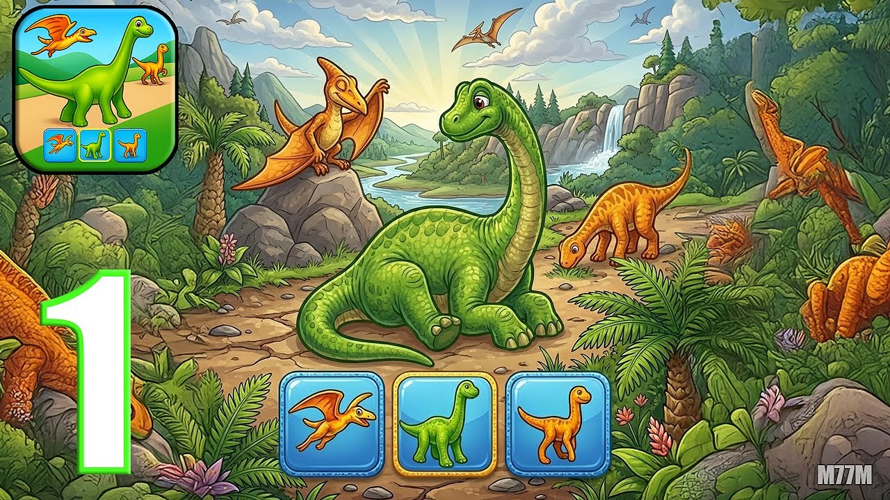 Dino Shifting - Gameplay Walkthrough Part 1 (Android,iOS)