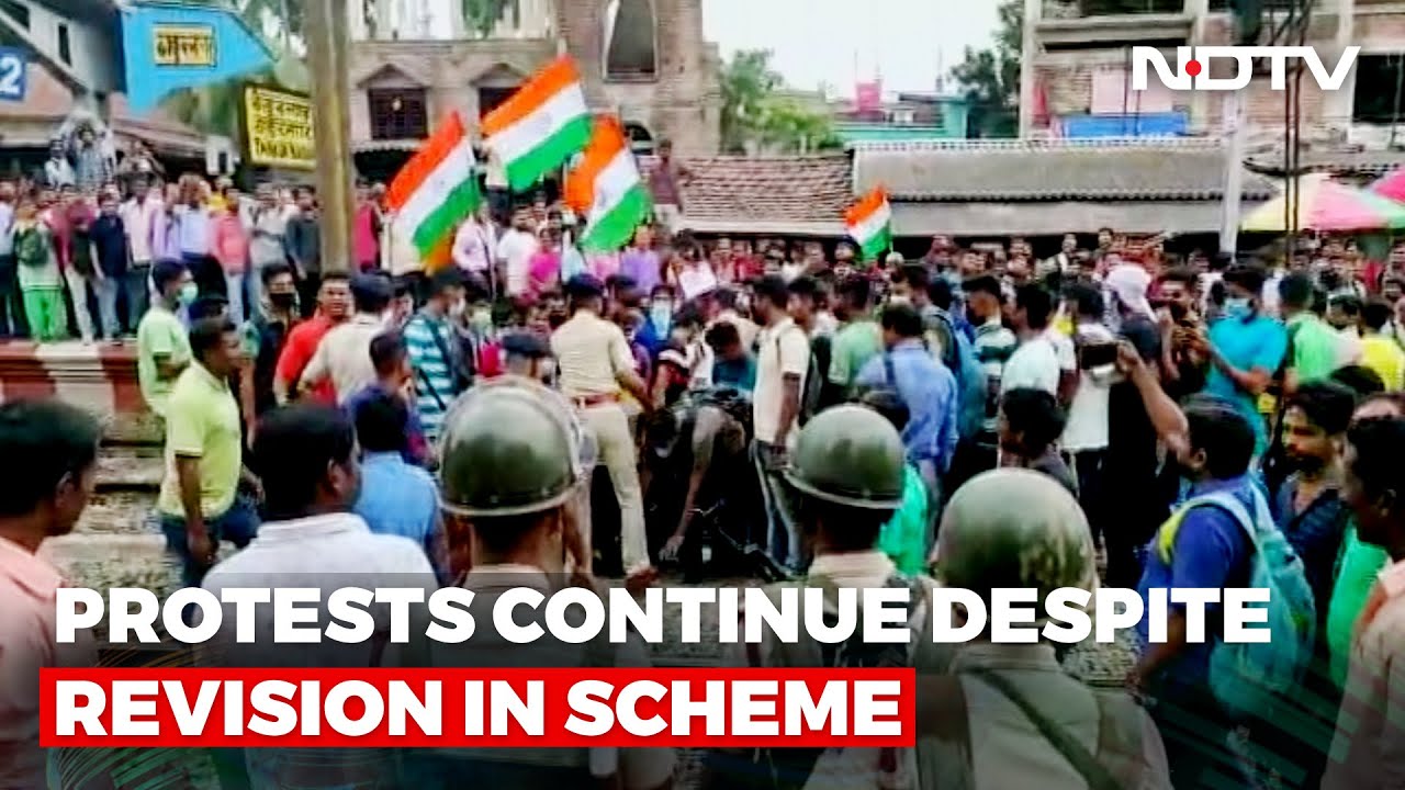 'Agnipath' Protests: Trains Set On Fire, Stations Vandalised In Bihar, UP