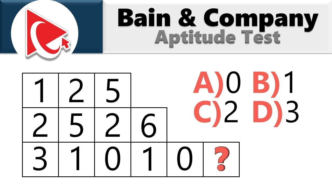 How to Pass Bain and Company Aptitude Test