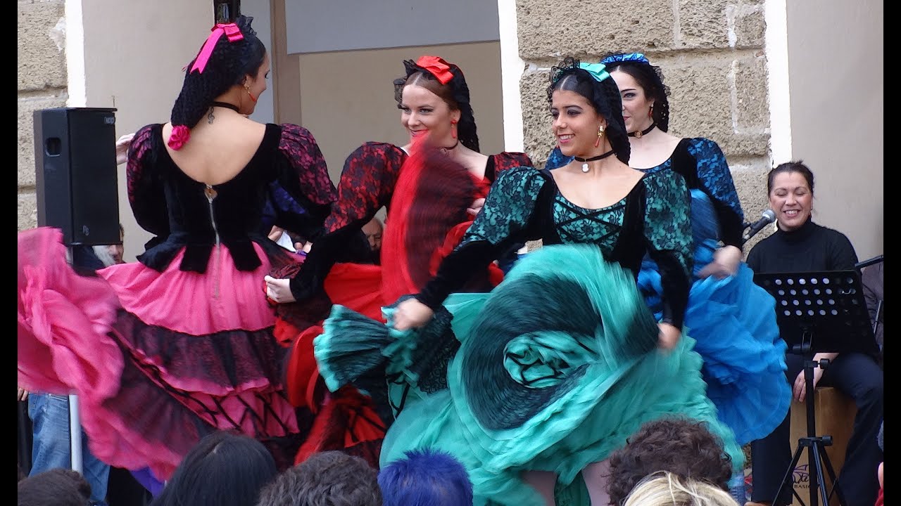 TANGUILLOS DE CADIZ, BAILES Y CANTES ANDALUCES, DIA ANDALUCIA, Grupo Danzas Adolfo Castro 2016