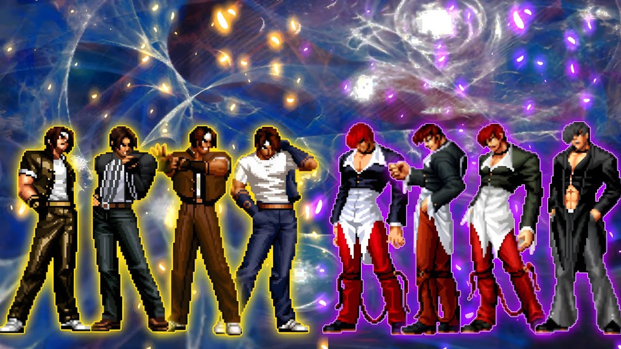 [KOF Mugen] Kyo Team VS. Iori Team
