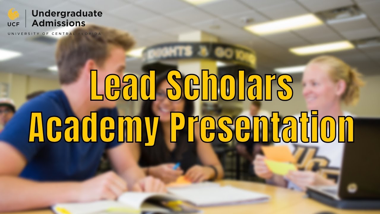 LEAD Scholars Academy Presentation - Nov. Open House