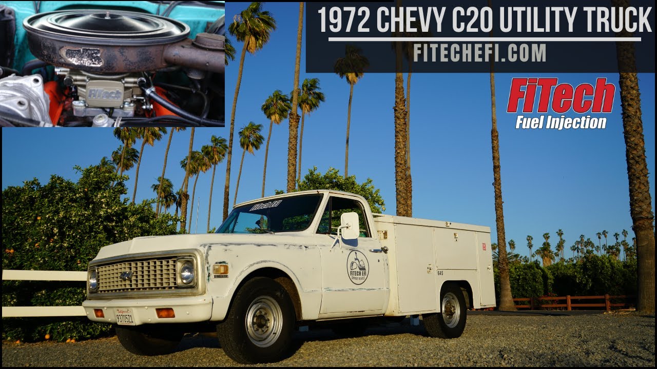 1972 CHEVY C20 UTILITY TRUCK EFI INSTALLATION | FiTech Tech Video