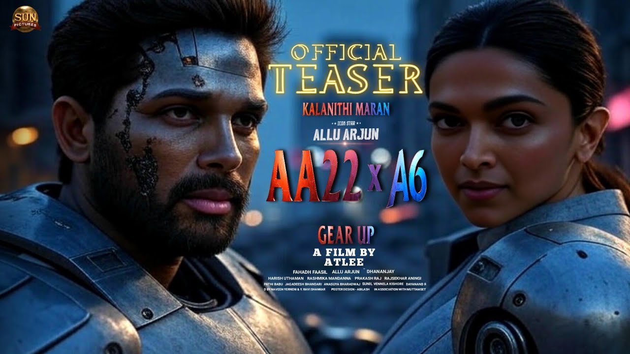 #AA22xA6 - Allu Arjun, Deepika Padukone Intro First Look Teaser| #AA22xA6 Official Teaser|AA22xA6|AA