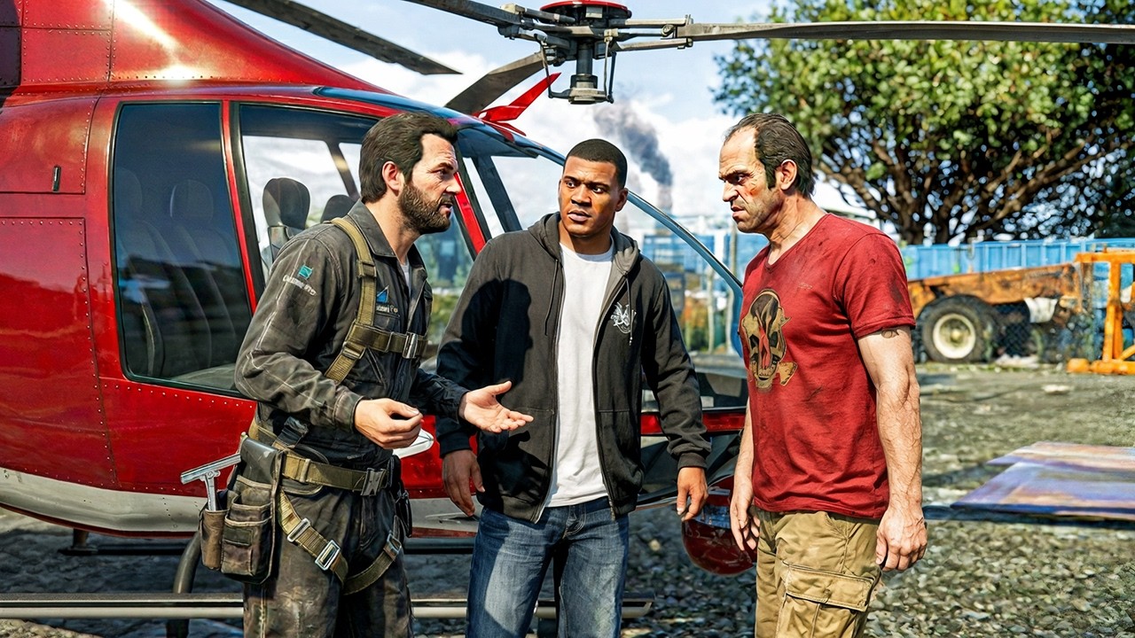 WHAT HAPPENS WHEN ALL THREE GANGSTERS MEET? GTA 5 #06