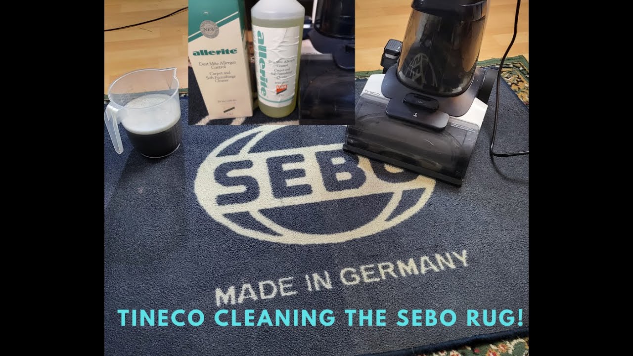 Cleaning the Barton's Sebo Rug! Part 2 - Tineco Carpet One Pro!