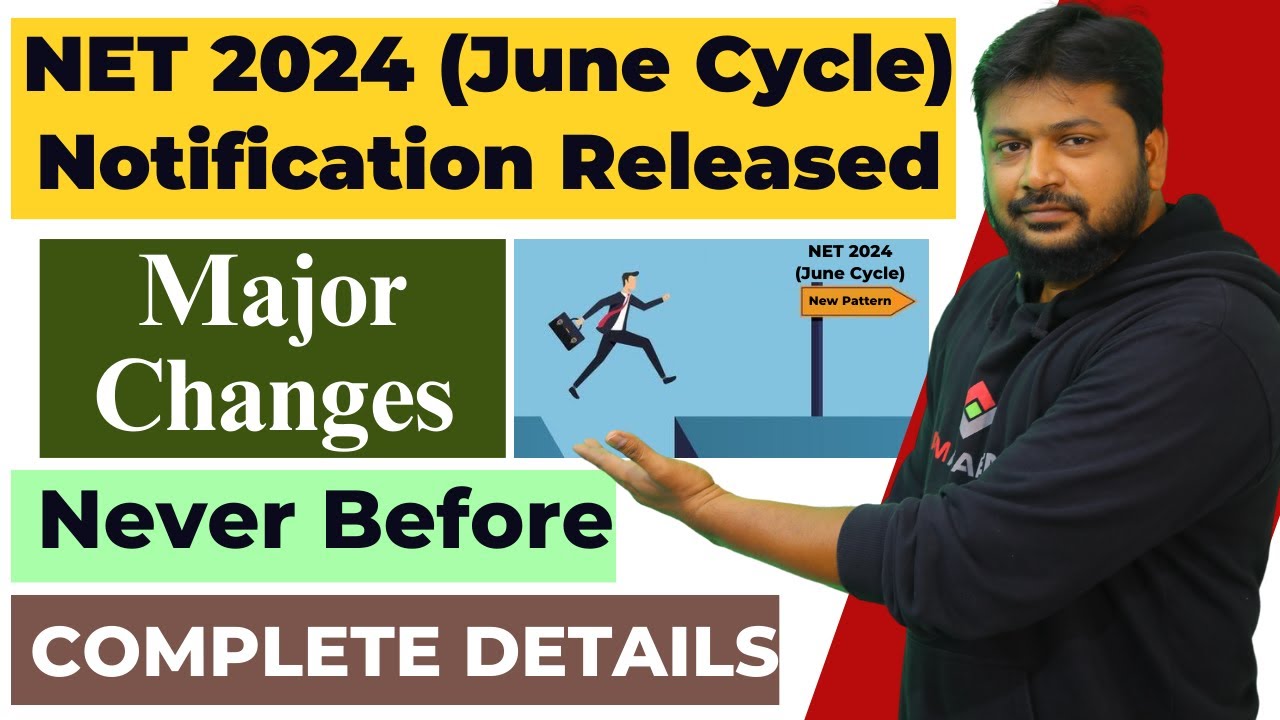 NET 2024 (June Cycle) Notification Released - Major Changes - Complete Details #net #net2024