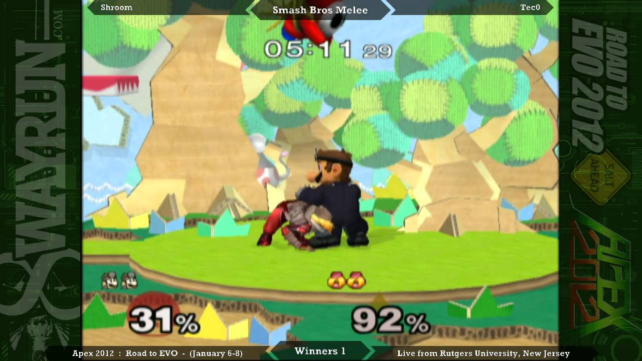 Apex 2012 - SSBM W1 - Shroomed VS Teczer0