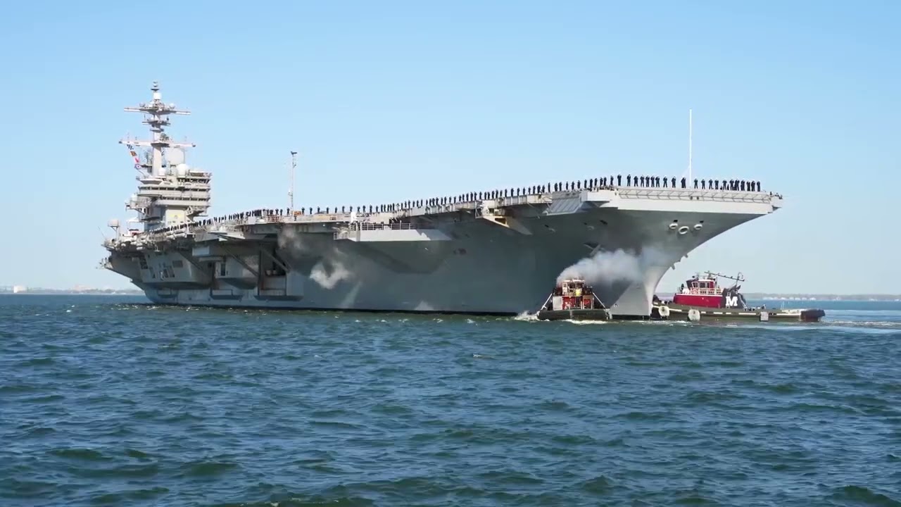 ВСЕ НА БОРТ: Авианосец USS George H.W. Bush (CVN 77) вступает в бой!