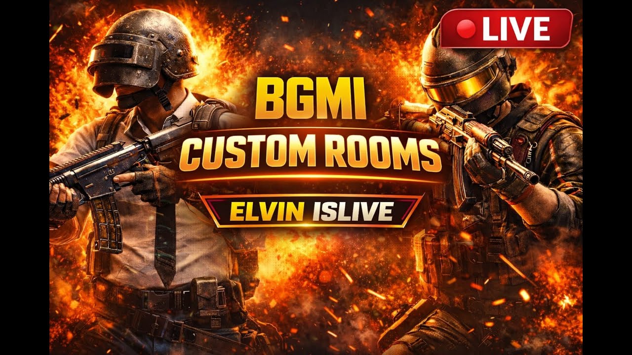 BGMI LIVE ! 1v1 Custom Room With Subscribers ! Elvin is Live@NippoIsLive13
