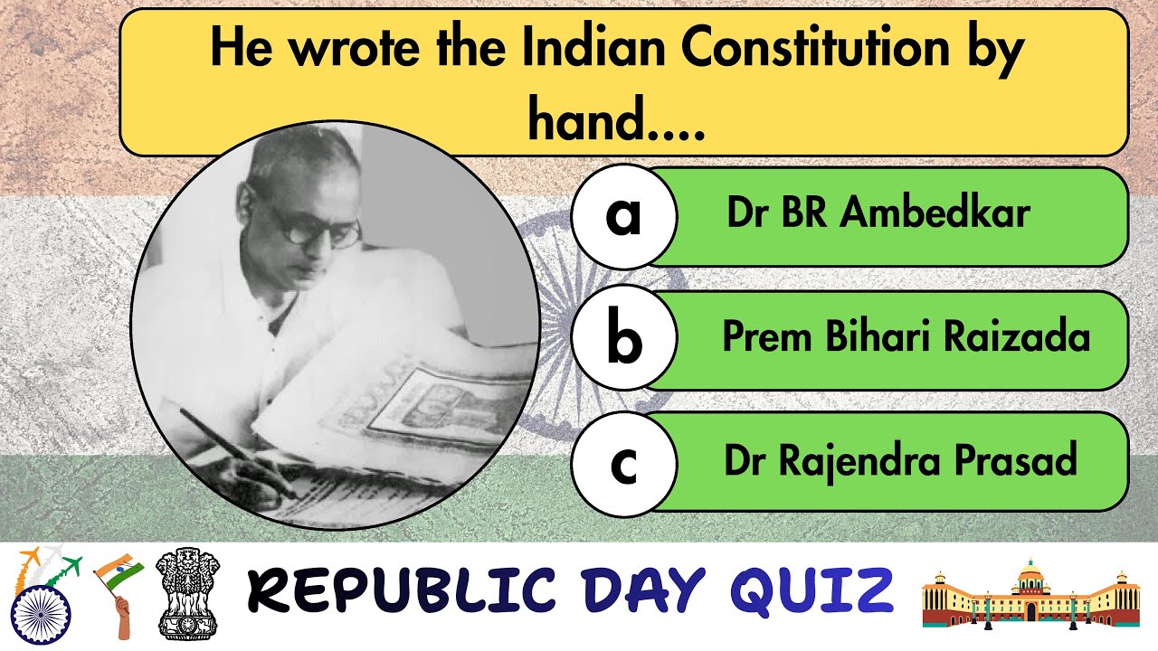 Republic Day Quiz | India Quiz | How well do you know your constitution 🤔
