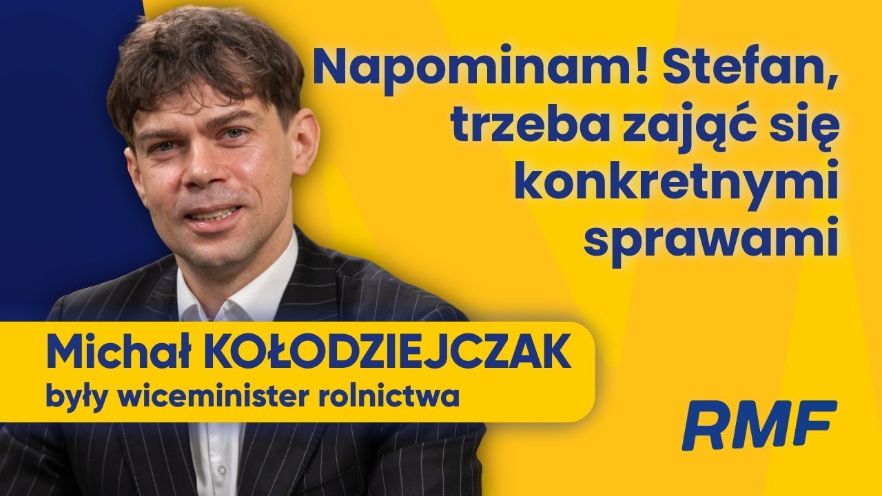 Michał Kołodziejczak w Gościu Krzysztofa Ziemca w RMF FM