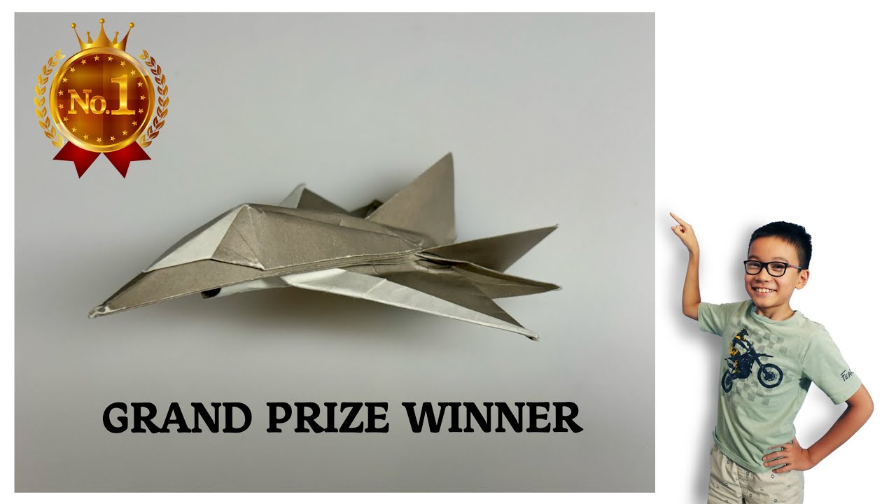 Origami Airplane | Paper Jet Frostbite flies very far!!! | 飞得最远的纸飞机！
