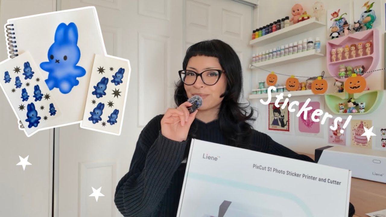 ⋆౨ৎ˚Создание листов с наклейками с помощью Liene PixCut S1 ⋆౨ৎ˚⟡.•