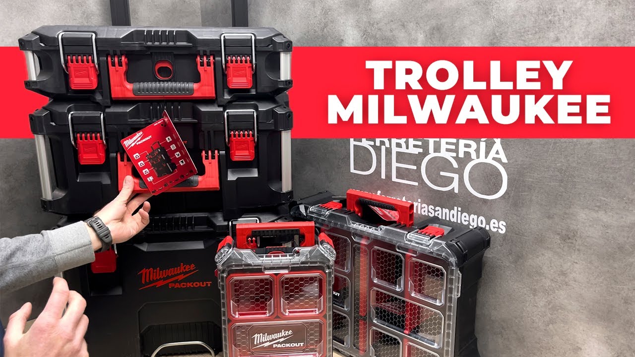 Maletín Trolley porta herramientas Milwaukee | Ferretería San Diego