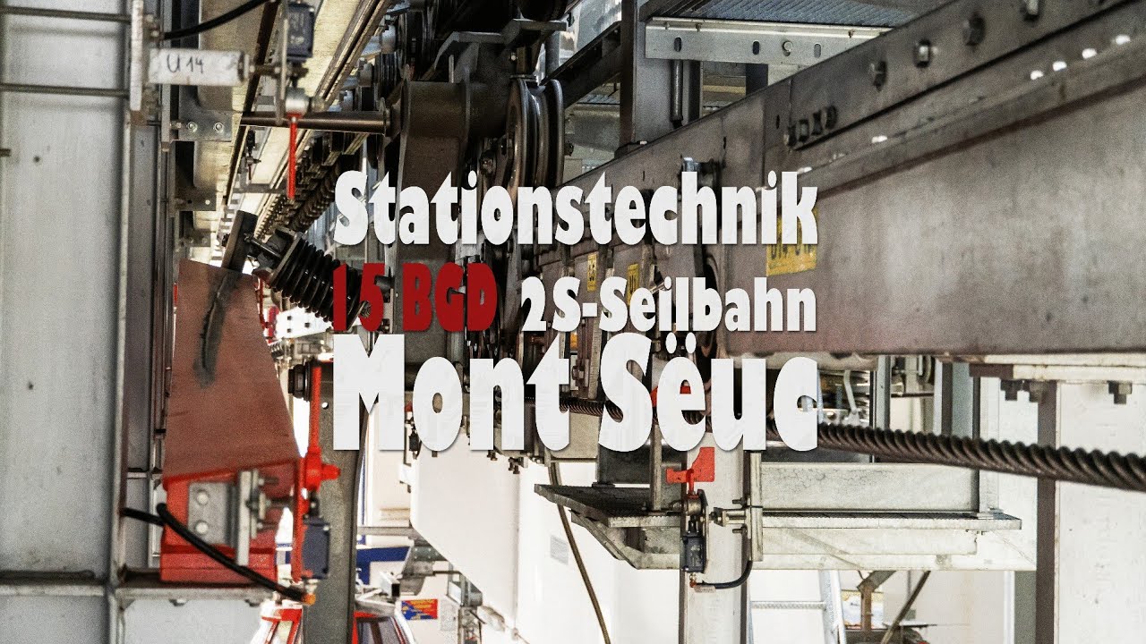 2S-Seilbahn Mont Sëuc - Stationstechnik