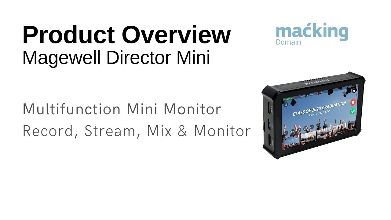 Magewell Director Mini Product Overview |  Macking Domain Malaysia