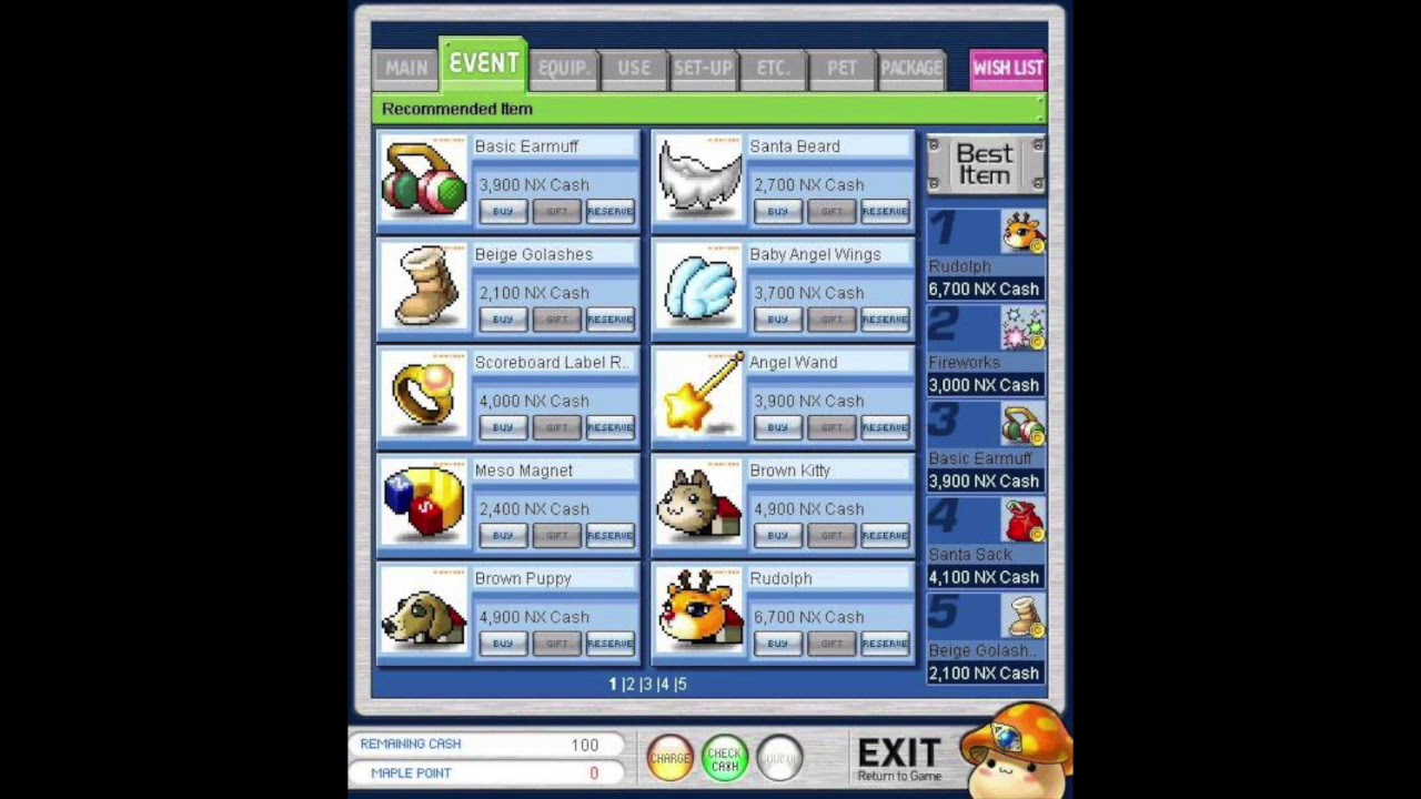 Maplestory Cash Shop BGM Loop
