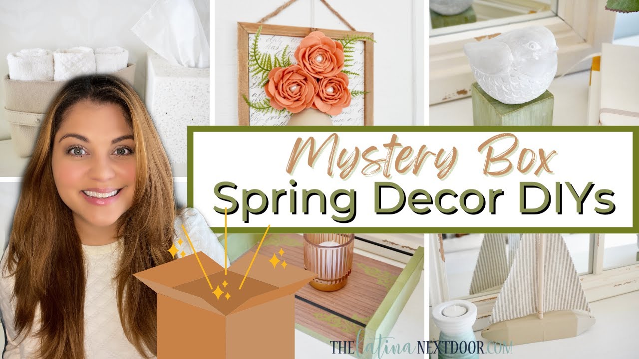 🌟BEAUTIFUL SPRING DECOR DIYS | Mystery Box Challenge