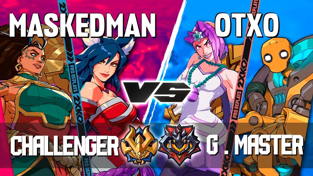 2XKO ▰ MASKEDMAN (Ahri-Illaoi) vs OTXO (Jinx-Blitzcrank) ▰ 2XKO Pro level replays