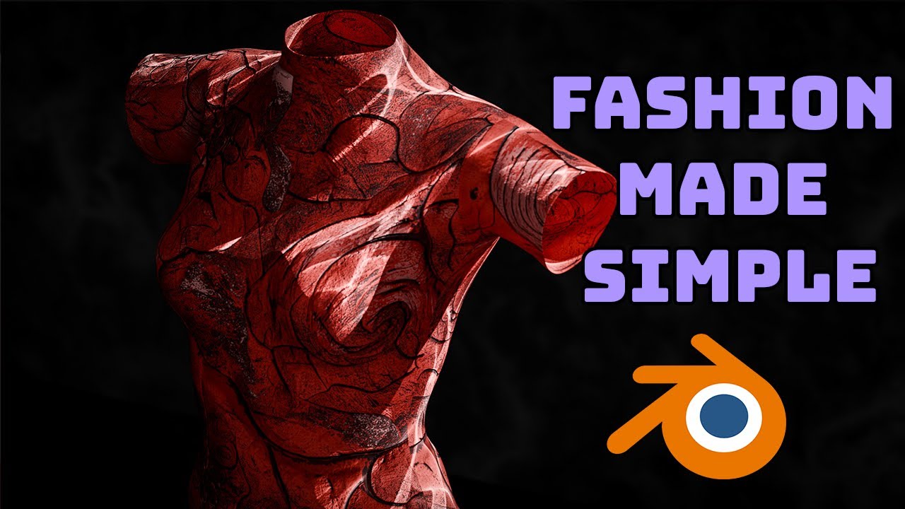 THE CREATIVE SECRETS | simple fashion design in blender