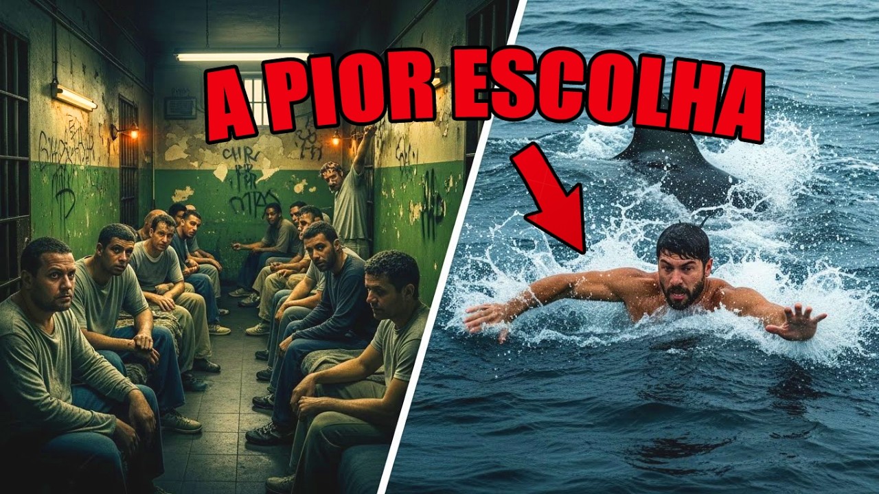Ele Preferiu Enfrentar TUBARÕES a Ficar Nessa Cela