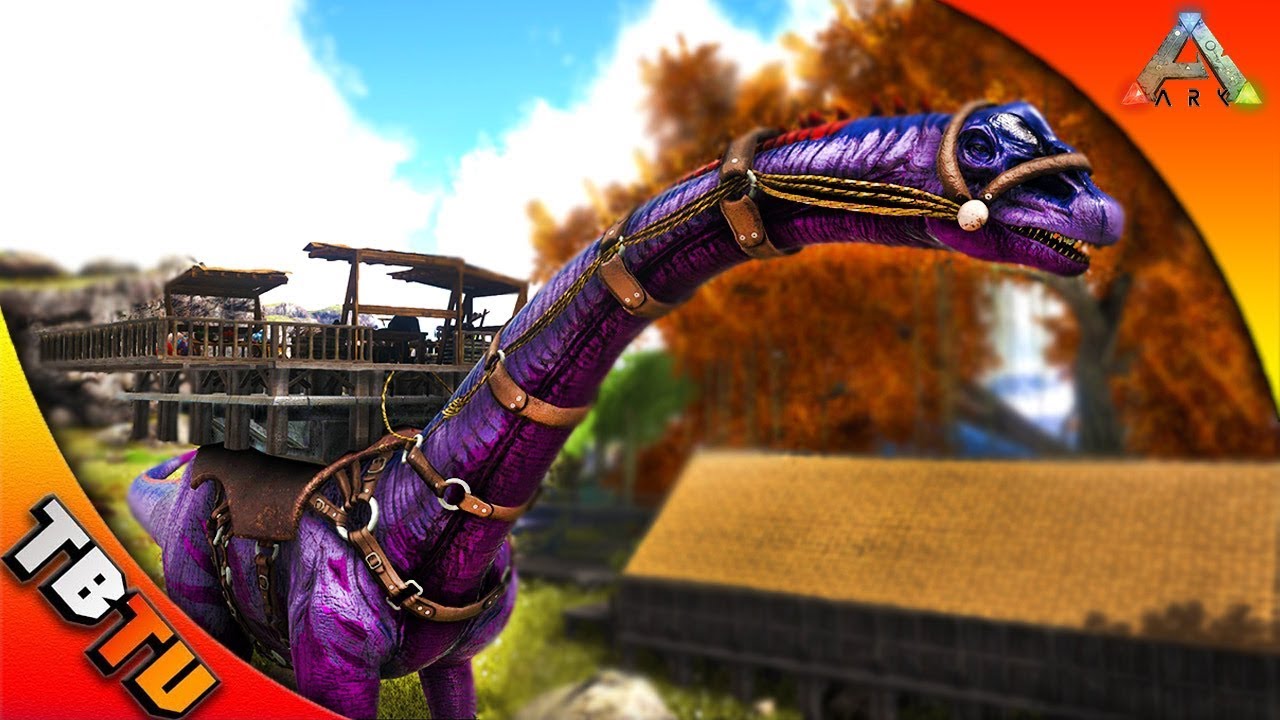 FULLY MUTATED BRONTOSAURUS! BRONTOSAURUS BREEDING & COLOR MUTATIONS! ZOO RIDE! Ark Survival Evolved