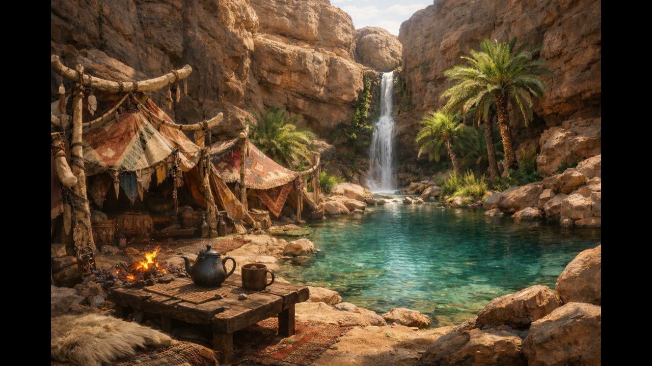 Monster Hunter Music Ambience – Desert Oasis Camp