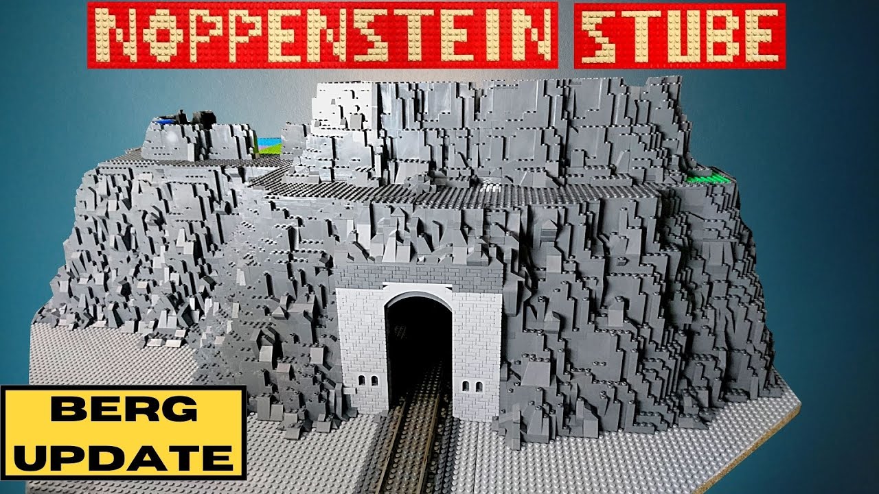 Meine Noppenstein Lego Stadt Teil 5 | Endlich geht es weiter | Was soll auf den Berg ?