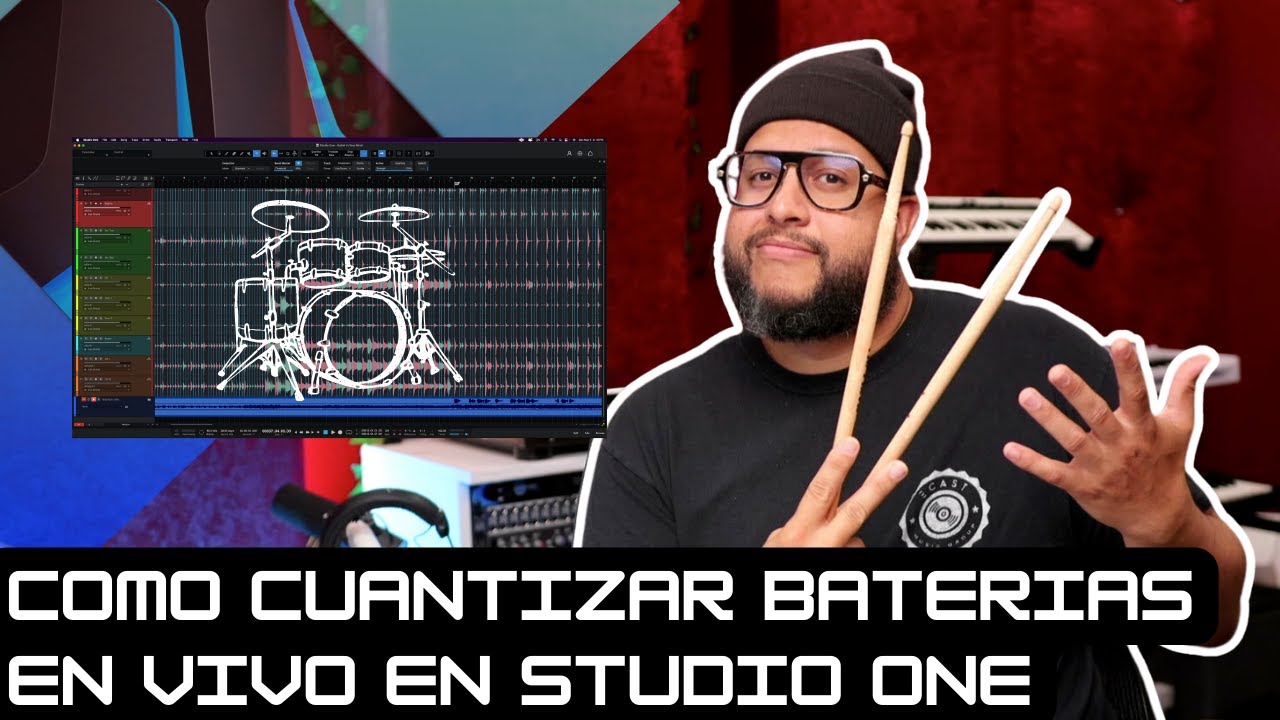Como cuantizar baterias en vivo en Studio One
