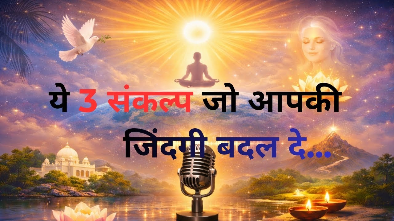 Brahma Kumaris Podcast 🎙️ | ये 3 संकल्प आपकी ज़िंदगी बदल देंगे | Powerful Spiritual Sankalp