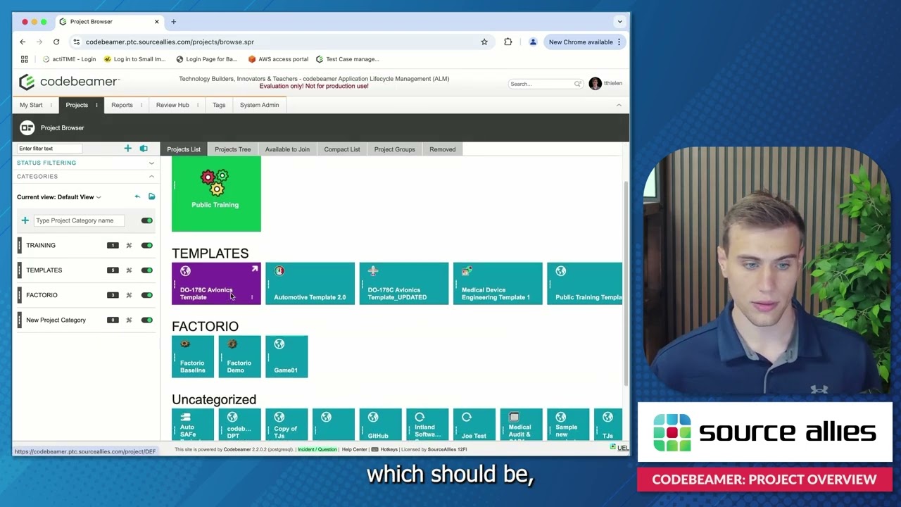 Codebeamer Project Configuration