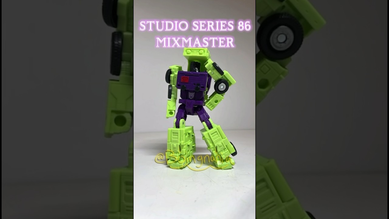 STUDIO SERIES 86 MIXMASTER! #transformers #studioseries86 #mixmaster #stopmotion #constructicons