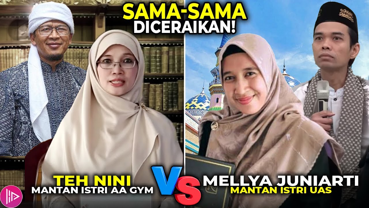 NASIB JADI ISTRI USTADZ? Begini Perbandingan Karir Teh Ninih vs Mellya Juniarti