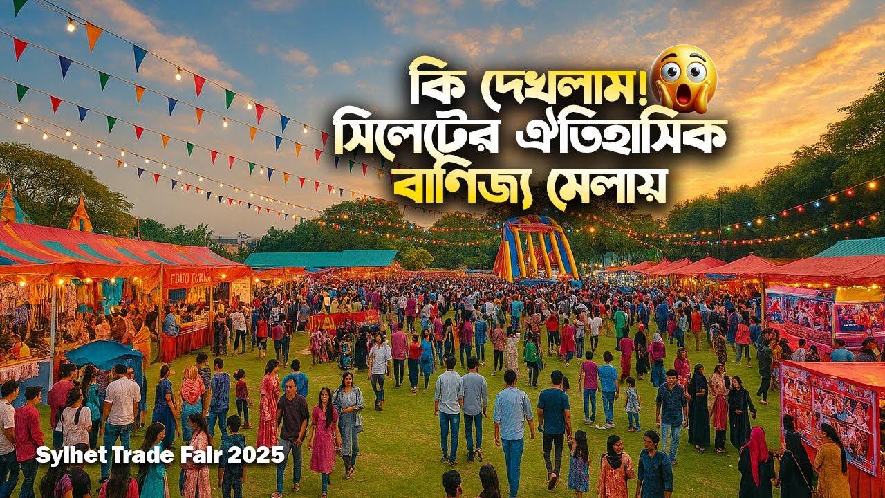 সিলেট বাণিজ্য মেলা ২০২৫ |  Sylhet Trade Fair 2025 | I Found The BEST Deals At Sylhet Mela 2025