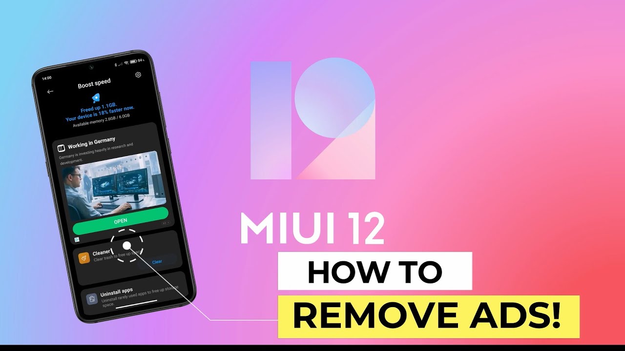 How to remove ads from Xiaomi phone