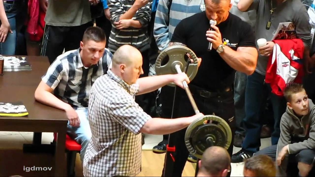 Mariusz Pudzianowski w Galerii Bałtyckiej