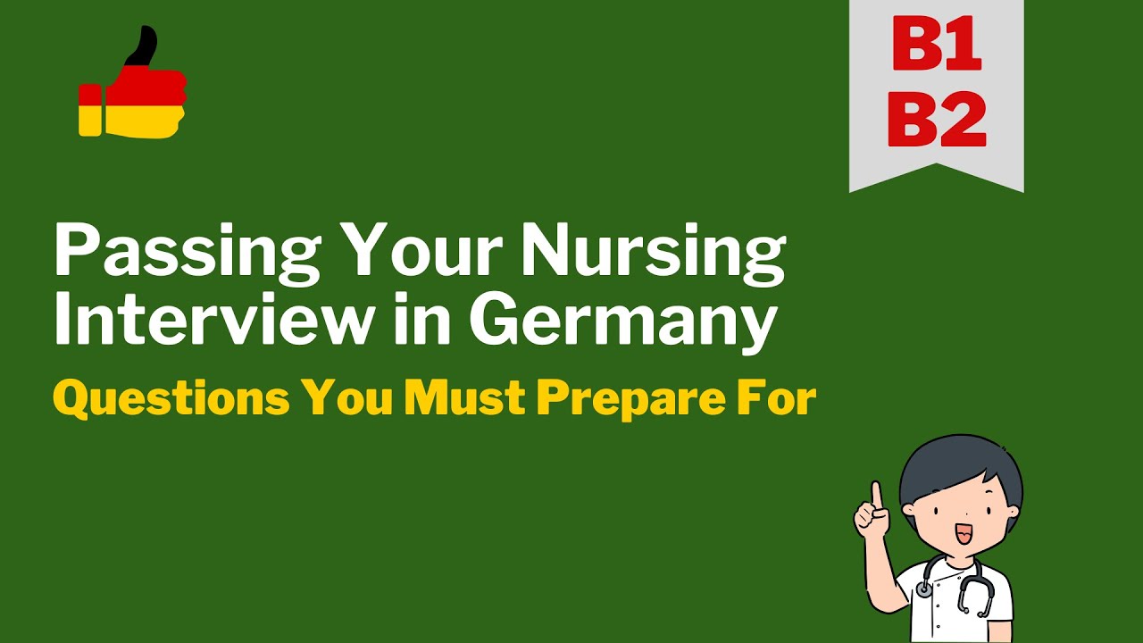 Most Asked Nurse Interview Questions in Germany (With Answers!) - Learn German
