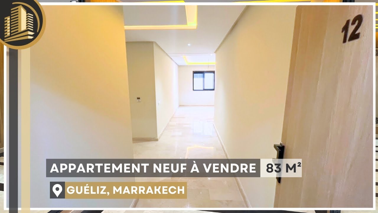 Découvrez l'Appartement neuf à Vendre - 84m² à Guéliz, Marrakech