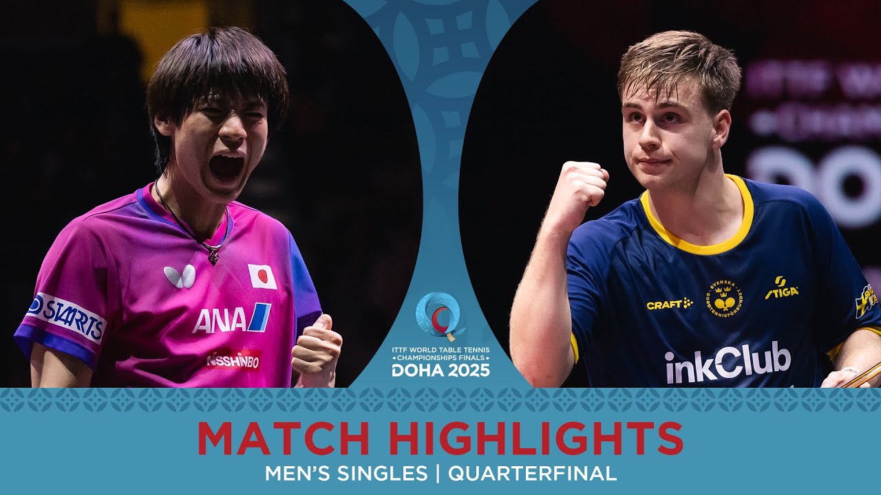 Shunsuke Togami vs Truls Moregard | Match Highlights | #ITTFWorlds2025