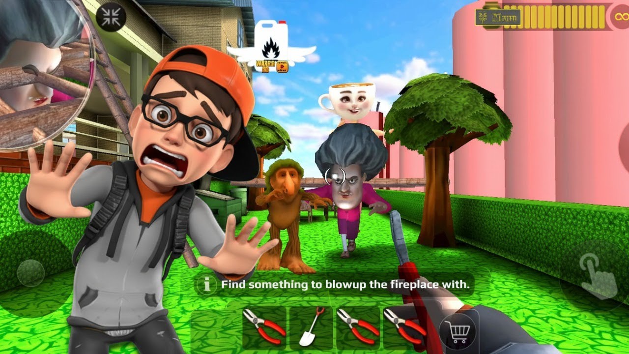 Scary Teacher 3D New Update Mod menu big head and Capuchina
