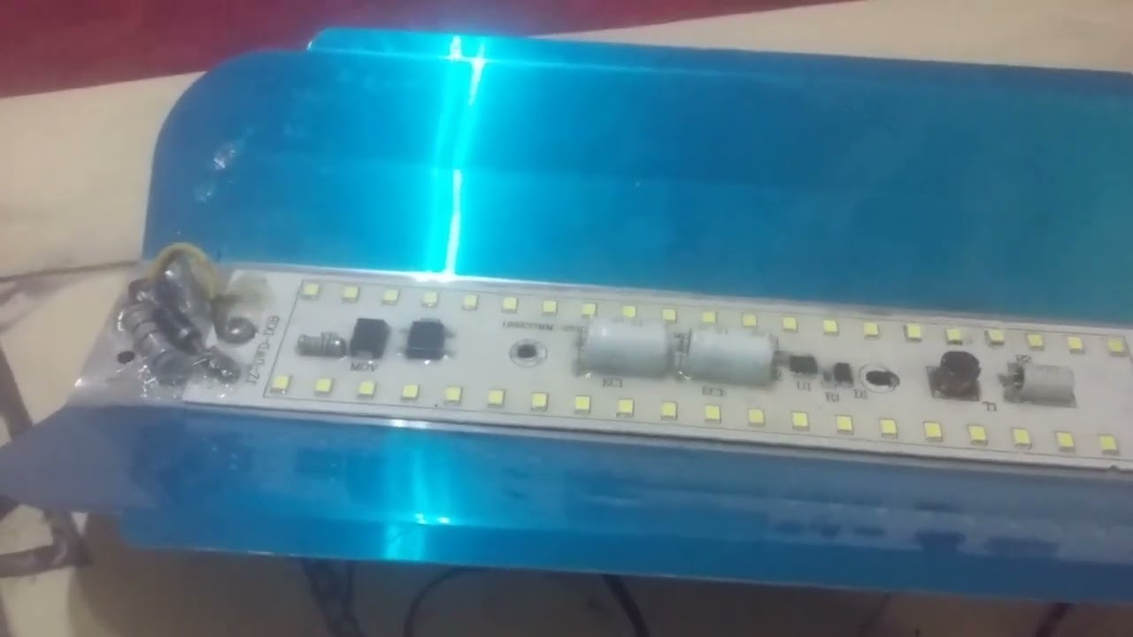 64. Lampara led china 50W modificar voltaje y corriente para que duren por años.