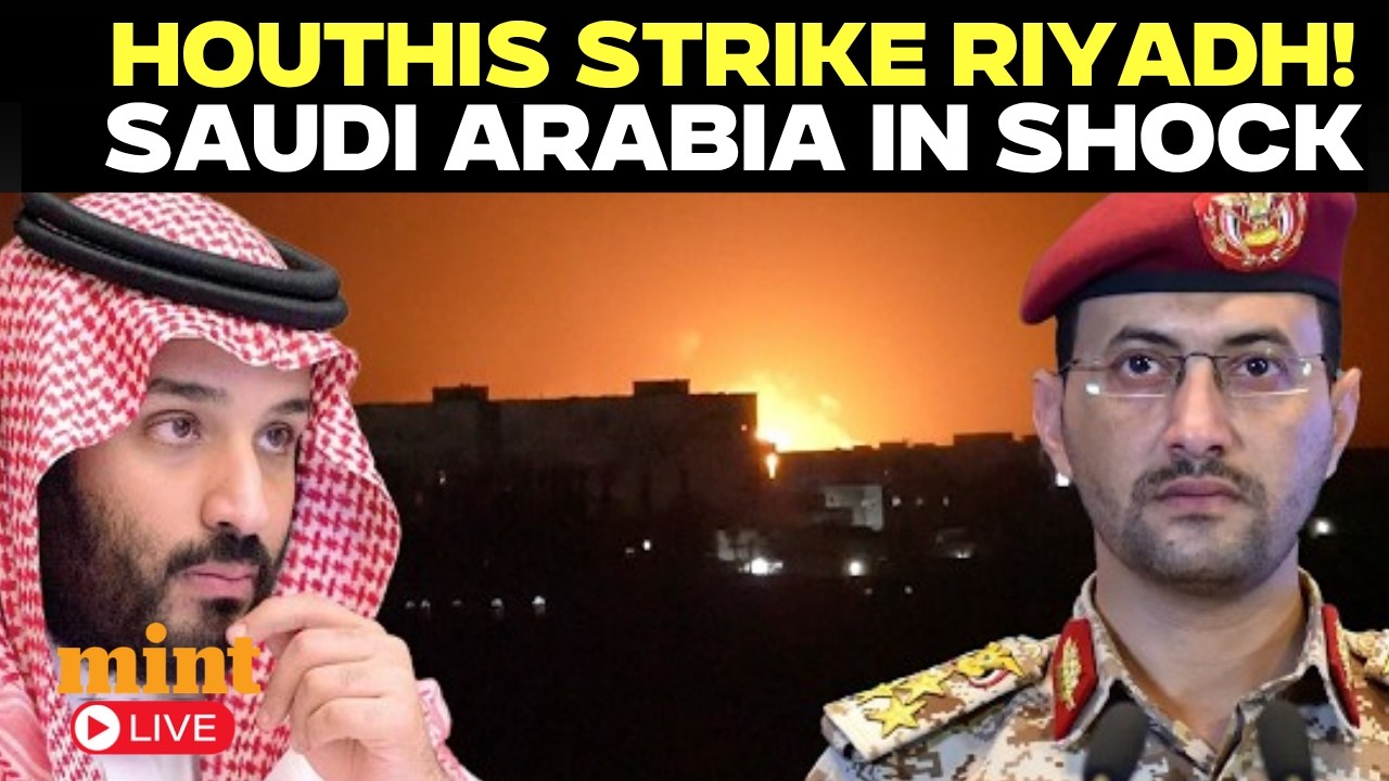 LIVE | Saudi Arabia On Alert! Houthis Target Riyadh Defence Ministry, Dammam Airport And Aramco