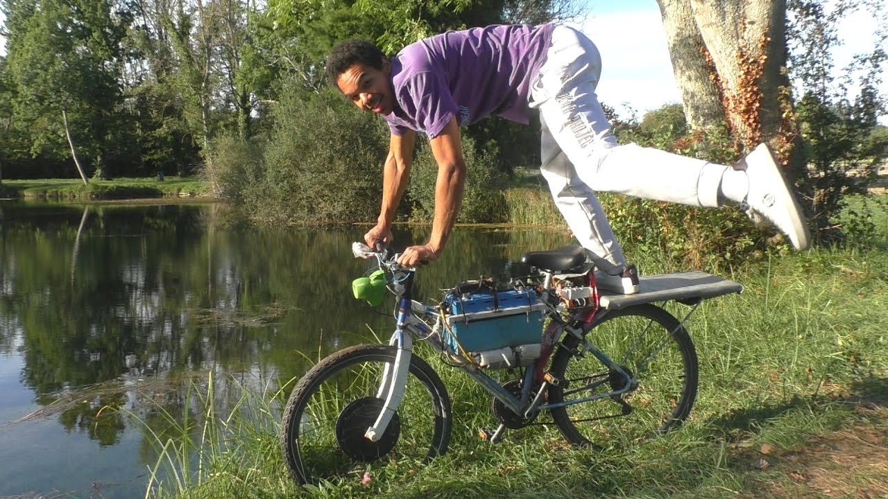 Vélo électrique fait maison, construction & circulation