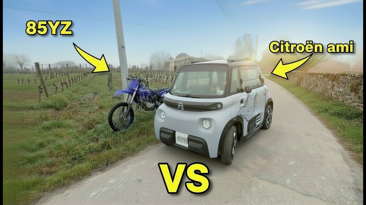 Citroën Ami vs 85 YZ : le duel le plus improbable