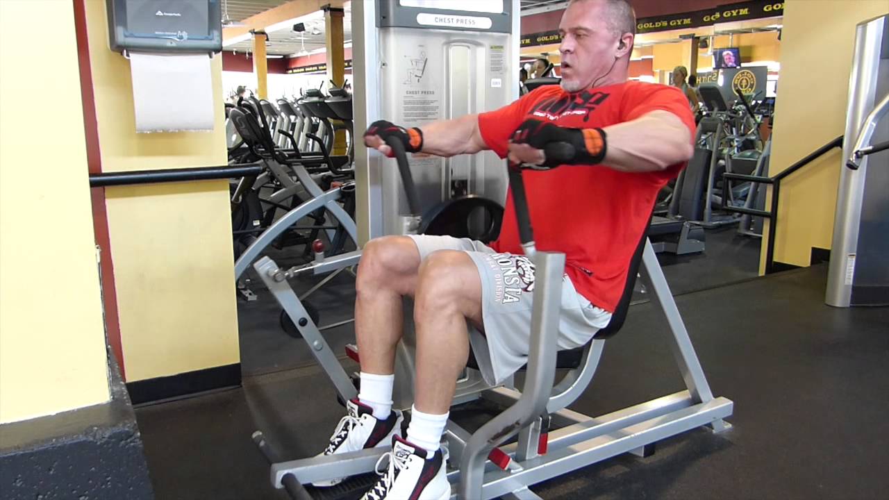 Star Trac Impact Chest Press Stack + Plate foot pedal assist 5th set final.