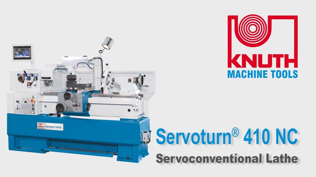 KNUTH Servoconventional Lathe - Servoturn® 410 NC